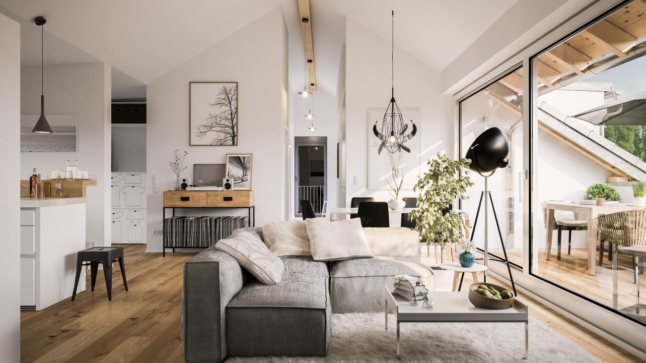 Living room of a modern home
